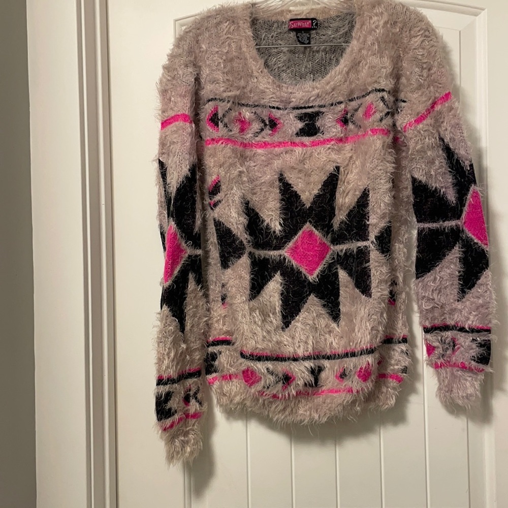 Fuzzy sweater